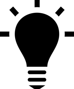 Gui Lightbulb Contour Svg Vector, Free Vectors File
